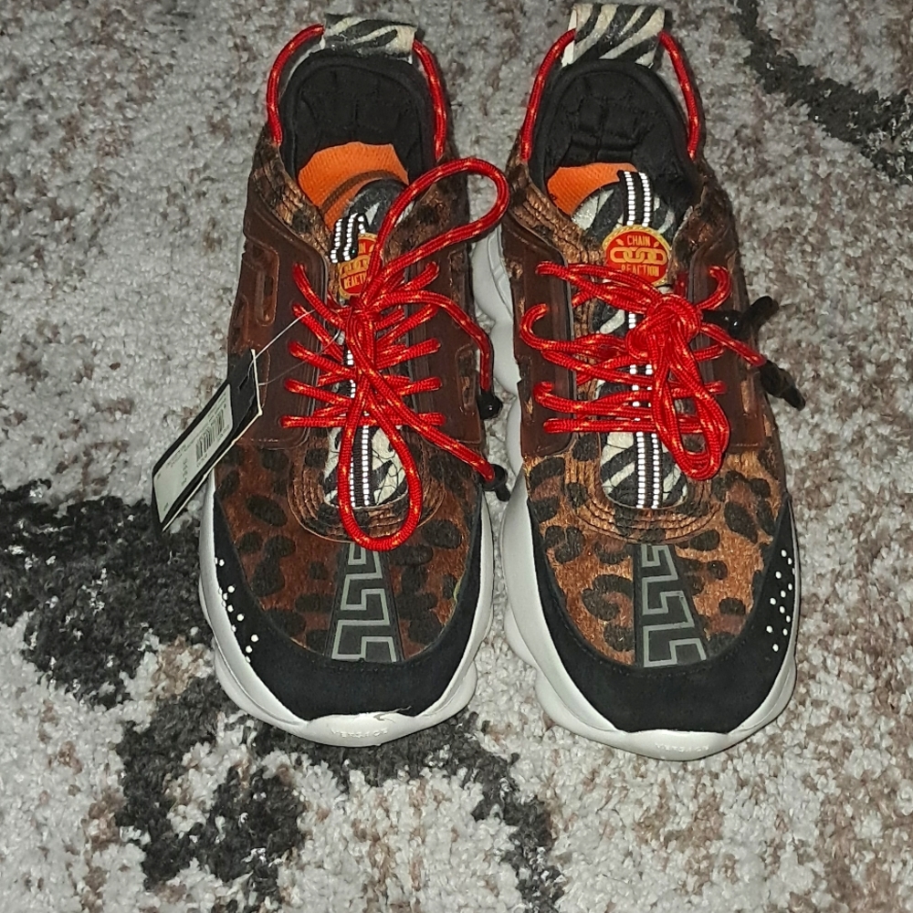 Versace Chain Reaction Cheetah Print